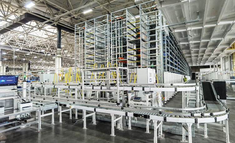 Multi layer shuttle vehicle dense warehouse shelves