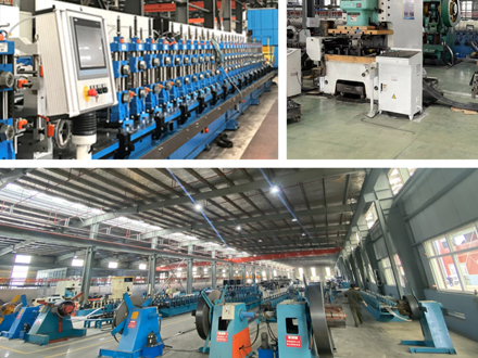 European fully imported automatic shelf cold bending production line